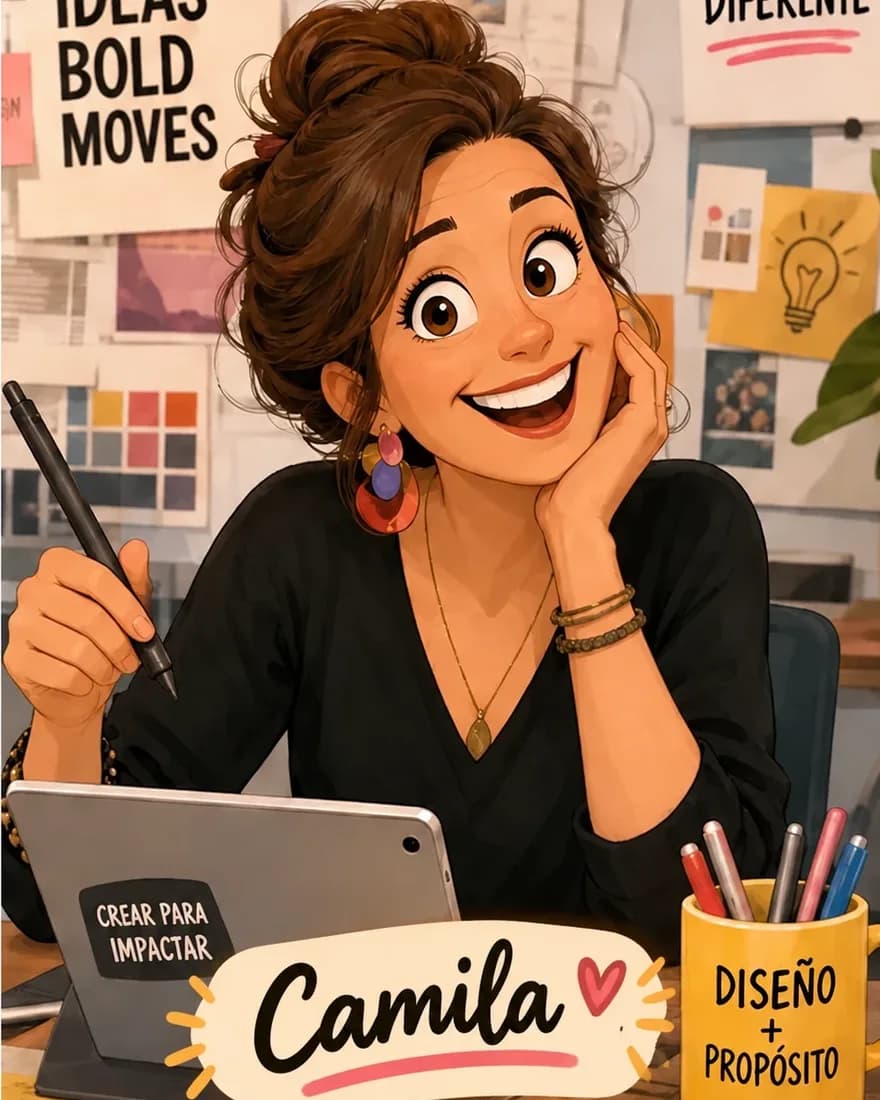 Camila, Diseñadora de Social Media IA
